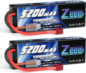 Zee 5200mah Lipo 2s Battery with Deans connector