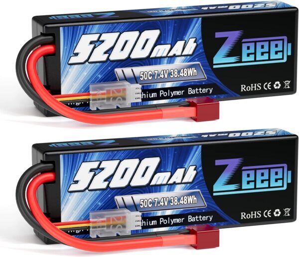 Zee 5200mah Lipo 2s Battery with Deans connector