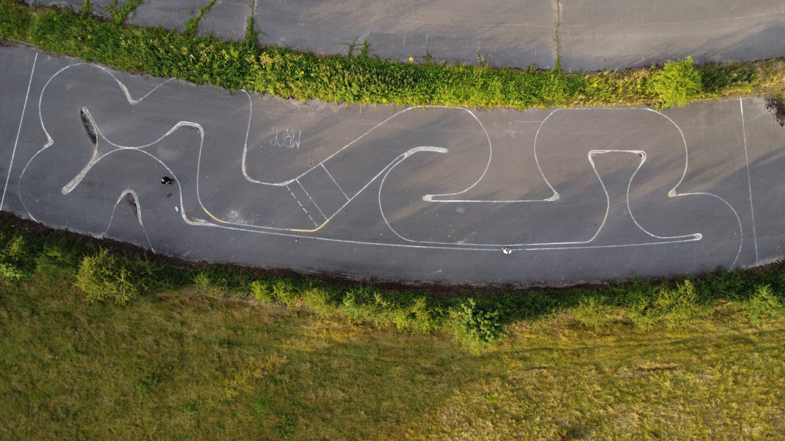Abandoned radio Controlled Race track in Chattenden kent UK